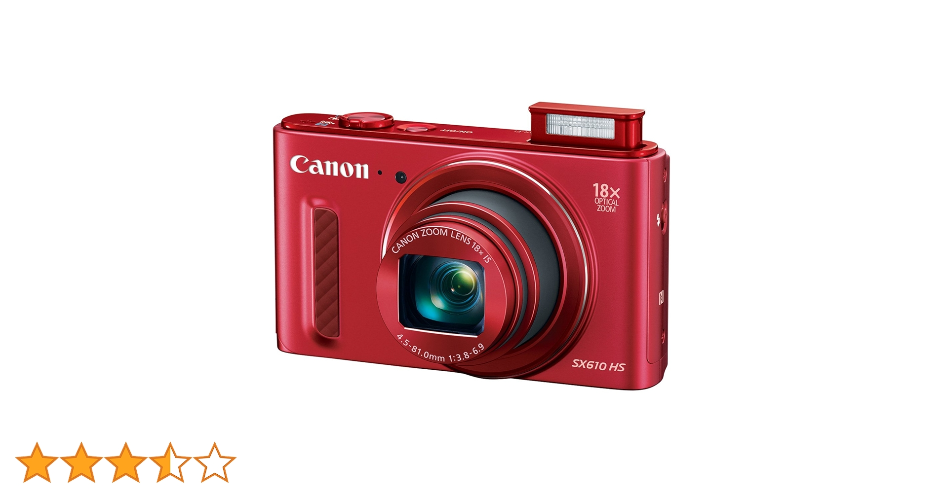 Canon PowerShot SX610 HS (Red): Digital Cameras: Amazon.com.au